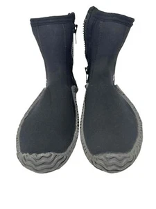 Tilos Badestiefel Unisex Größe 8 Schwarz Titan Reißverschluss Knöchelhoch - Bild 1 von 11