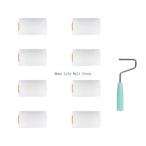 Pacchetto 9 Rulli Schiuma per Piccoli Rulli in Schiuma per Basi D'Acqua Applicaz - Foto 1 di 14