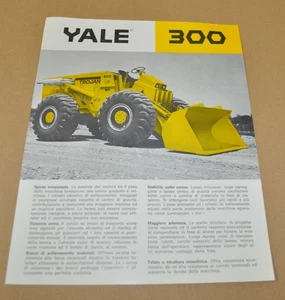 Trojan 300 Tractor Shovel Wheel Loader Yale Brochure Prospekt IT - Picture 1 of 2