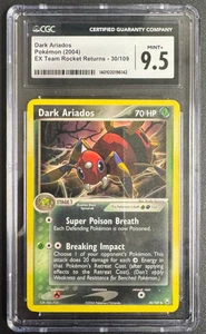 2004 Pokémon EX Team Rocket Returns Dark Ariados 30/109 CGC MINT+ 9,5 - Bild 1 von 2