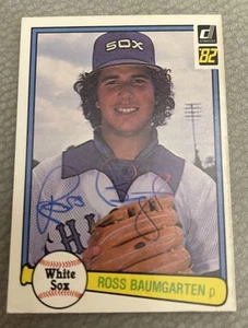 1982 Donruss Autographed - Ross Baumgarten #104 White Sox Sharpš„ - Picture 1 of 2