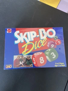 Vintage Skip-Bo Dice Game by Mattel 1995 Edition 100% Complete  - Picture 1 of 3