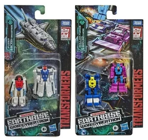 Hasbro Transformers Earthrise Micromaster Astro Squad+Race Track Patrol Set of 2 - Picture 1 of 4