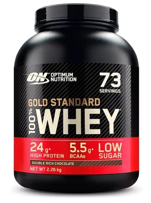 Optimum Nutrition Gold Standard Double Rich Chocolate Flavor 73 Servings 2.26 kg - Image 1 of 4
