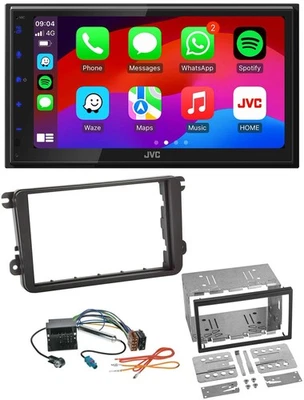 JVC Bluetooth USB MP3 2DIN DAB Autoradio für Skoda Praktik Superb Yeti - Bild 1 von 4