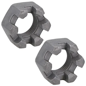 Castillo ranurado 5/8" UNF para bujes de remolque cojinete de cubo castellado paquete de 2 - Imagen 1 de 8