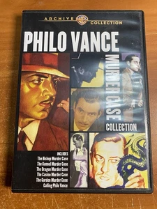 Philo Vance Murder Case Collection (DVD, 2013) MOD - Bild 1 von 2