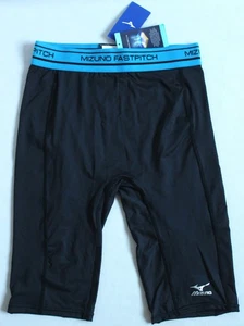 Mizuno Fastpitch Women Size M Low Rise Compression Sliding Shorts Black Softball - Picture 1 of 6
