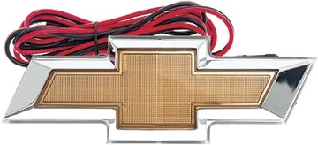 2010-13 Camaro Illuminated Rear Bow Tie White - Image 1 of 1