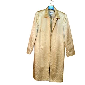 NWOT. Morgan Miller Elegant Gold Tone Long Coat with Skirt. 20W - Picture 1 of 7