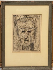 Charles Porter Mattox, Portrait of Fred Hammersley, ca. 1968 Artist Proof - Picture 1 of 15