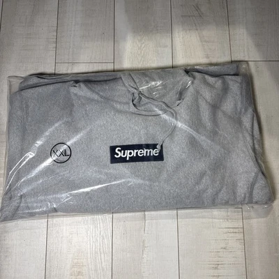 XXL - XXLARGE Supreme Box Logo Sudadera con Capucha 25 GRIS ENVÍOS Hoy EN MANO Foto 1 de 4