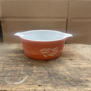 Pyrex 475-B Autumn Harvest Weizen 2,5 Quart Auflaufform Vintage 1970’s - Bild 1 von 10