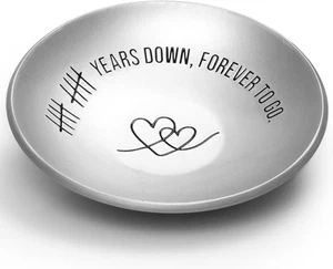 10Th Anniversary Aluminum Gifts for Her/Him, 10 Year Wedding Anniversary for Wif - Picture 1 of 12