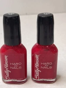 Sally Hansen Hard as Nails Nail Polish Lot Of 2 — 440 Tough Love - Picture 1 of 4
