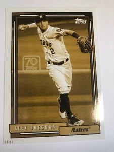 2021 Topps 70 Years of Topps Jumbo 5x7 Alex Bregman Astros 70YT-42 03/10 - Picture 1 of 1