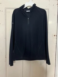 Women’s Columbia Soft 1/4 Quarter Zip Pullover Fleece Black Size Small - Picture 1 of 5