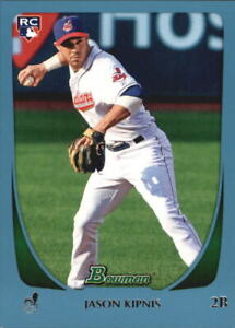 2011 Bowman Draft Blue Cleveland Indians Baseball Card #104 Jason Kipnis /499