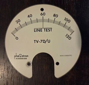 TV - 7D/U parti di strumento provavalvole Tube Tester Military Leggere Bene Inse - Imagen 1 de 6