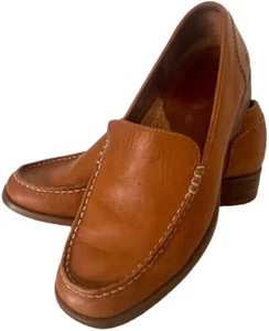 Timberland Shoes Womens 8.5 M Moc Toe Loafer Smart 36303 Brown Leather Slip On - Picture 1 of 8