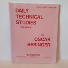 Daily Technical Studies for Piano by Oscar Beringer.