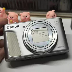 Canon PowerShot SX730 HS 20.3 MP Optical 40x Zoom Digital Camera Silver English - Picture 1 of 8