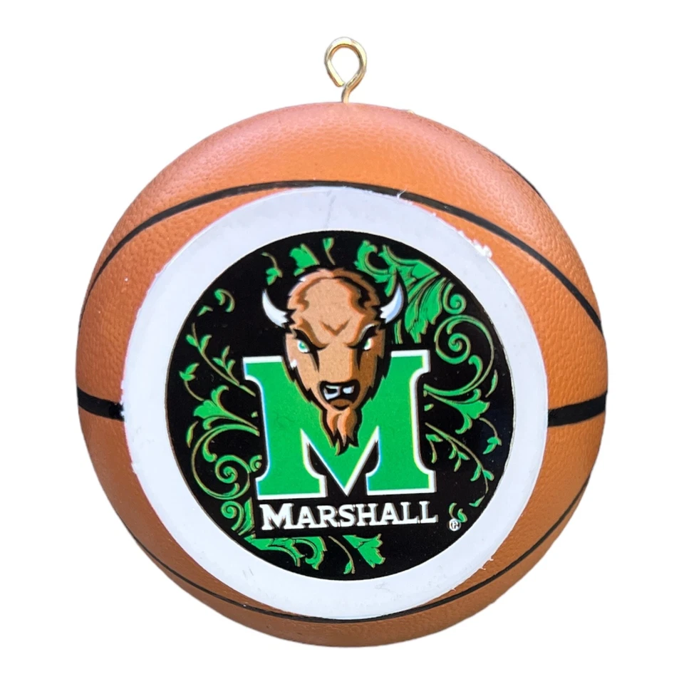 Réplica de adorno de baloncesto Marshall Thundering Herd 2 5/8 Foto 1 de 1