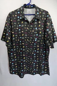 Buc-ees Hawaiian Space Print /Button Down Shirt X Large Colorful Casual - Picture 1 of 9