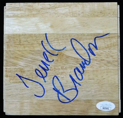 Terrell Brandon Cleveland Cavaliers Firmado 6x6 Piso JSA Autenticado Foto 1 de 2