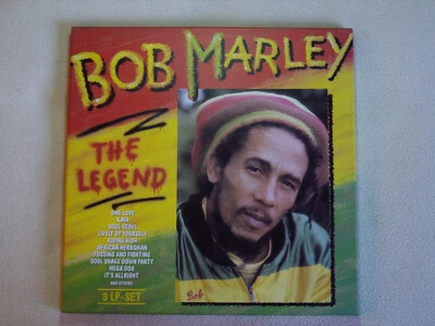 BOB MARLEY - The Legend - 3 LP BOX Greatest Hits - Germany 1985 - Bild 1 von 3