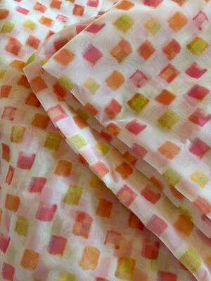 8 yards x 58” Sheer Sherbet Colors Flavias Legacy Cranston Home - Image 1 of 4