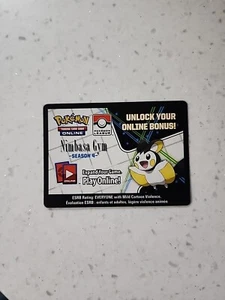 Pokemon League PTCGO Código Tarjeta Nimbasa Gimnasio Temporada 4 (Código Digital) - Imagen 1 de 1