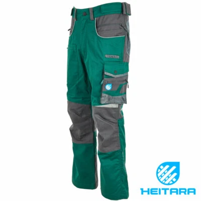 HEITARA® Arbeitshose Bundhose Hose Grün WINTER PRMEMIUM Arbeitskleidung Herren Gr. 46-58