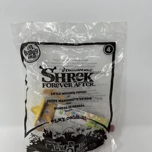McDonalds Happy Meal Toy Shrek Forever After #4 Little Wooden Puppet 2010 - Picture 1 of 5