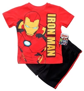 IRON MAN MARVEL AVENGERS T-Shirt & Shorts Set Outfit NWT Boys Sz. 4, 5 or 7  $28 - Picture 1 of 1