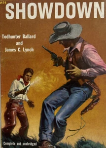 Showdown VTG 1953 Todhunter Ballard James Lynch Western Cowboy Pulp Action - Foto 1 di 24