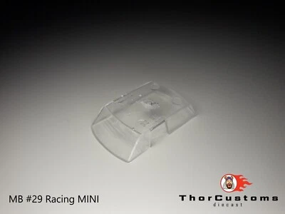 Matchbox Racing MINI No:29 clear replacement window unit - Image 1 of 2