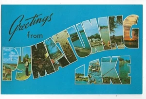 CARTA GRANDE ~ SALUDOS DESDE PYMATUNING LAKE, PA & OH ~ ÁREA DEL RESORT - Imagen 1 de 2