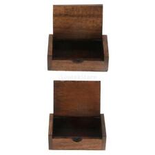 2 Stück Thailand Mango Holz Zahnstocher Box für Hotelbedarf Küche