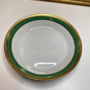 Saucer Only!! Richard Ginori Palermo Green 3-1/4" Flat Cup & Saucer Set - Picture 1 of 8
