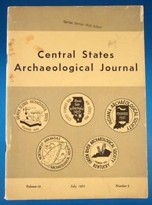 Central States Archaeological Journal Publication Indian Arrowheads Book - Bild 1 von 9