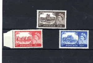 SG536 537 538 HIGH VALUES 1955 WATERLOW set CASTLES MNH SUPERB cat £145 - Picture 1 of 1