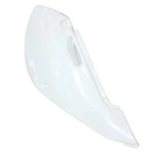 White Plastic Rear Right Side Guard Fender KLX110 Style PITPRO Trail Dirt Bike - Imagen 1 de 2