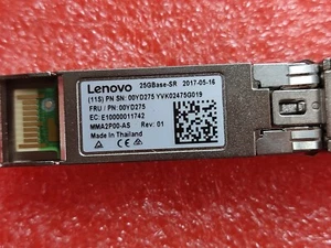 LENOVO 25GBASE-SR SFP28 TRANSCEIVER 7G17A03537-02-CT - Picture 1 of 1