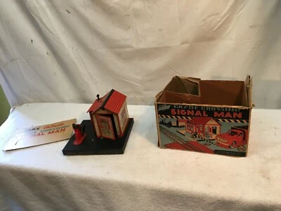 Marx O Scale Operating Grade Crossing Original Box Parts Repair  - Image 1 of 4