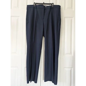 J. Crew Natalia Hose 4 Jahreszeiten Stretch Größe 20 blau neu mit Etikett $ 148 CC477 - Bild 1 von 7