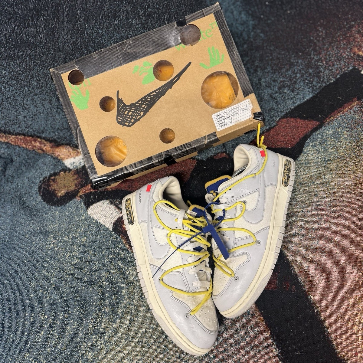 Nike Off-White x Dunk Low Lot 46 of 50 for Sale Nike Off-White x Dunk Low Lot 46 of 50 for Sale