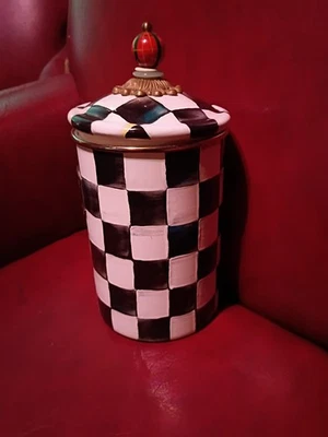 Mackenzie child canister kitchen enamel air tight - Image 1 of 4