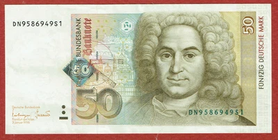 DEUTSCHE BUNDSBANK 2. 1. 50 DM 1996 (elige #45) CH XF/AU Foto 1 de 2