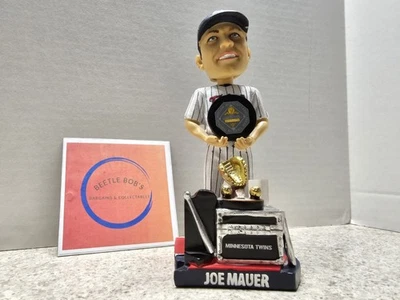 Joe Mauer Minnesota Twins MLB 2010 SGA Bobblehead 2009 MVP GG SS Foto 1 de 4
